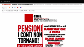 What Cgilreggioemilia.it website looked like in 2017 (6 years ago)