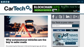 What Connectedcar-news.com website looked like in 2017 (6 years ago)