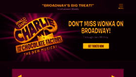 What Charlieonbroadway.com website looked like in 2017 (6 years ago)