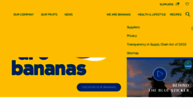 What Chiquita.com website looked like in 2017 (6 years ago)