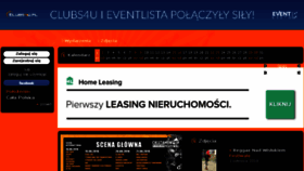What Clubs4u.pl website looked like in 2017 (6 years ago)