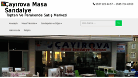 What Cayirovamasasandalye.com website looked like in 2017 (6 years ago)