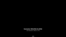 What Canadawebdeveloper.ca website looked like in 2017 (6 years ago)