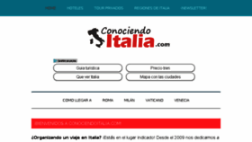 What Conociendoitalia.com website looked like in 2017 (6 years ago)