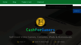 What Cashforgamers.com website looked like in 2017 (6 years ago)