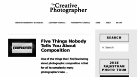 What Creative-photographer.com website looked like in 2017 (6 years ago)