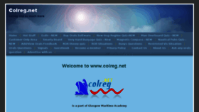 What Colreg.net website looked like in 2017 (6 years ago)