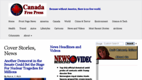 What Canadafreepress.com website looked like in 2017 (6 years ago)
