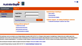 What Clearinghouse.australiansuper.com website looked like in 2017 (6 years ago)