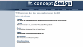 What Cdesign.de website looked like in 2017 (6 years ago)
