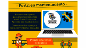 What Colombiaaprende.edu.co website looked like in 2017 (6 years ago)