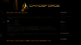 What Chaosforge.org website looked like in 2017 (6 years ago)