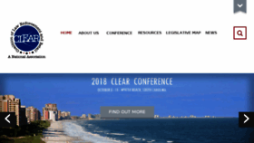 What Clearusa.org website looked like in 2017 (6 years ago)