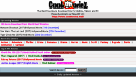 What Coolmoviez.net website looked like in 2017 (8 years ago)