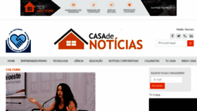 What Casadenoticias.com.br website looked like in 2017 (6 years ago)