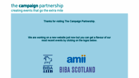 What Campaignpartners.co.uk website looked like in 2017 (6 years ago)