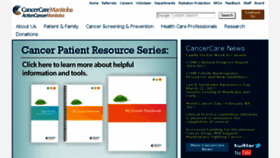 What Cancercare.mb.ca website looked like in 2017 (6 years ago)