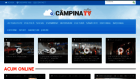 What Campinatv.ro website looked like in 2017 (6 years ago)