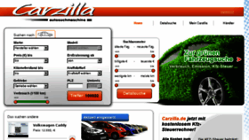 What Carzilla.de website looked like in 2017 (6 years ago)