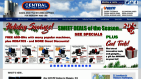 What Centralwelding.com website looked like in 2017 (6 years ago)