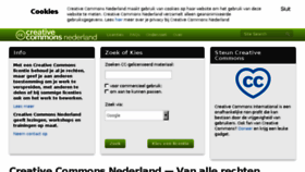 What Creativecommons.nl website looked like in 2017 (6 years ago)