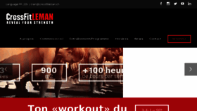 What Crossfitleman.ch website looked like in 2017 (6 years ago)