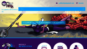What Colitisninja.com website looked like in 2017 (7 years ago)