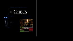 What Carvin.com website looked like in 2017 (6 years ago)