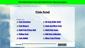 What Coin.fund website looked like in 2017 (6 years ago)