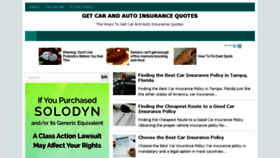 What Carandautoinsurancequotes.com website looked like in 2017 (6 years ago)