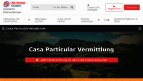 What Casa-particular-kuba.de website looked like in 2017 (6 years ago)