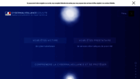 What Cybermalveillance.gouv.fr website looked like in 2017 (6 years ago)