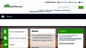 What Castricum.nl website looked like in 2017 (7 years ago)