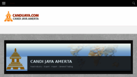 What Candijaya.com website looked like in 2017 (6 years ago)