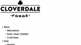 What Cloverdaleforge.com website looked like in 2017 (6 years ago)