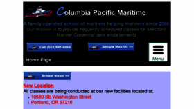 What Columbiapacificmaritime.com website looked like in 2017 (6 years ago)