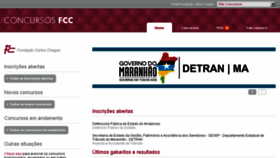What Concursosfcc.com.br website looked like in 2017 (6 years ago)