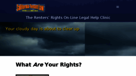 What Caltenantlaw.com website looked like in 2017 (6 years ago)