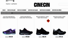 What Cinecin.es website looked like in 2017 (6 years ago)