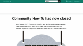What Communityhowto.com website looked like in 2017 (6 years ago)