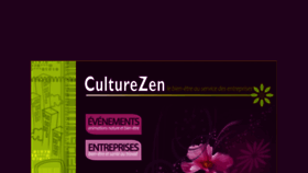 What Culturezen.com website looked like in 2017 (6 years ago)
