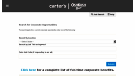 What Carters.submit4jobs.com website looked like in 2017 (6 years ago)