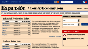 What Countryeconomy.com website looked like in 2017 (6 years ago)