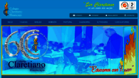 What Colegioclaretiano.edu.pe website looked like in 2018 (6 years ago)