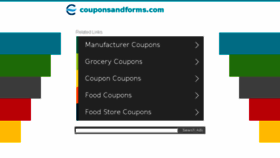What Couponsandforms.com website looked like in 2018 (6 years ago)