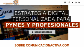 What Comunicacionactiva.com website looked like in 2018 (6 years ago)