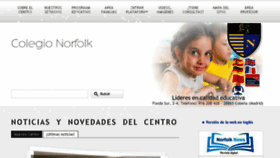 What Colegionorfolk.com website looked like in 2018 (6 years ago)