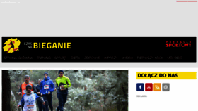 What Czasnabieganie.pl website looked like in 2018 (7 years ago)