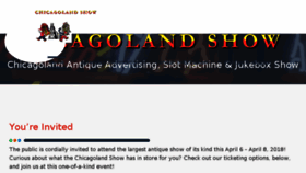 What Chicagolandshow.com website looked like in 2018 (6 years ago)