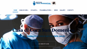 What Casadicurasandomenico.it website looked like in 2018 (6 years ago)